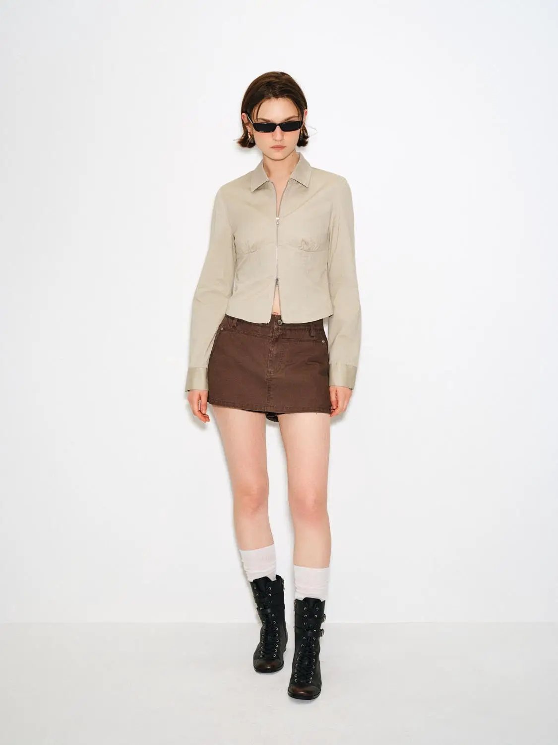 Button Front Long Sleeve Shirt