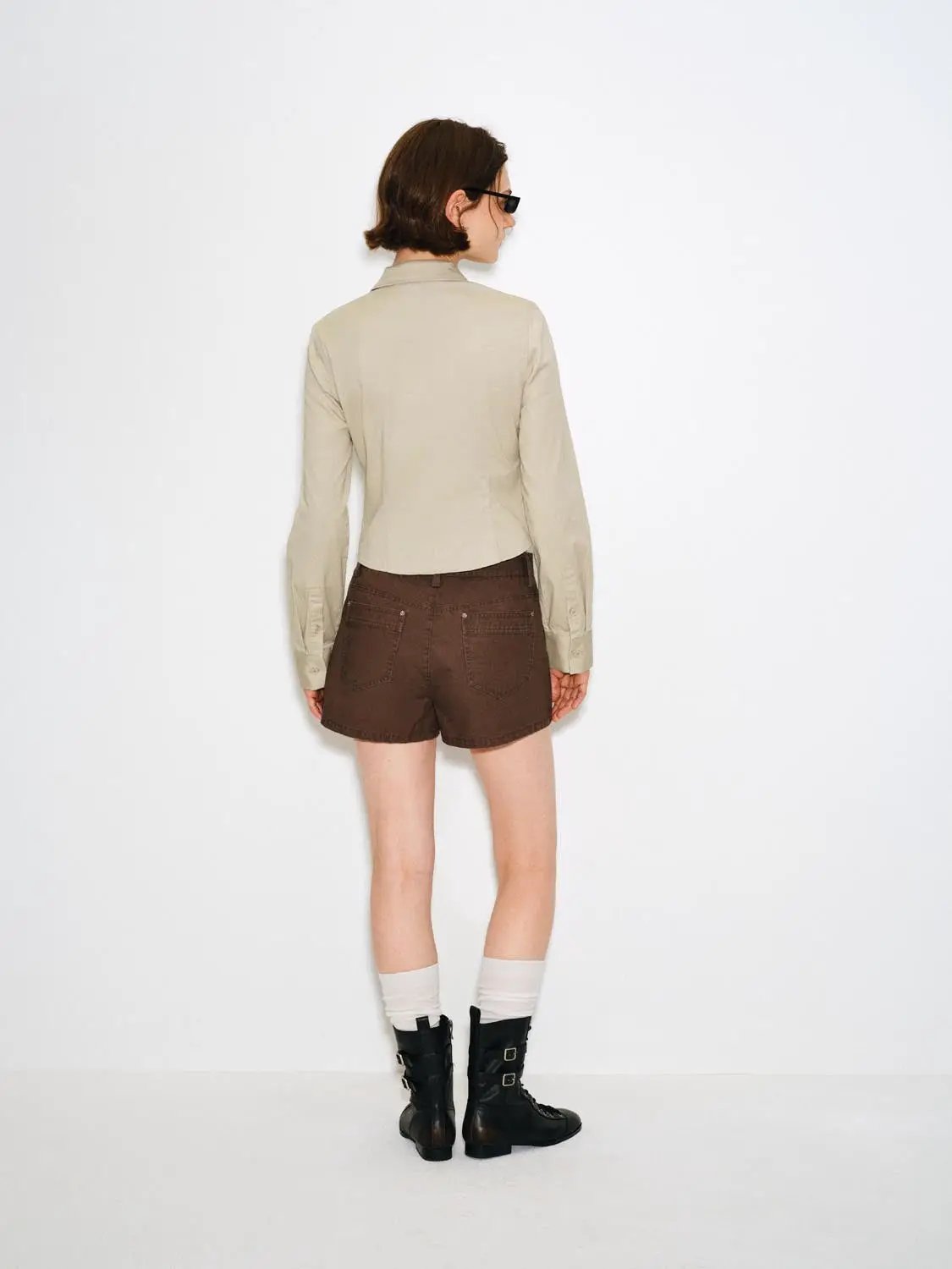 Button Front Long Sleeve Shirt