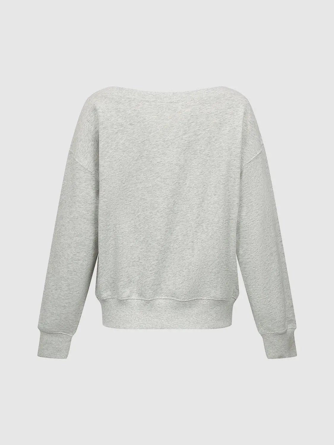 Graphic Cotton Blend Sweatshirt
