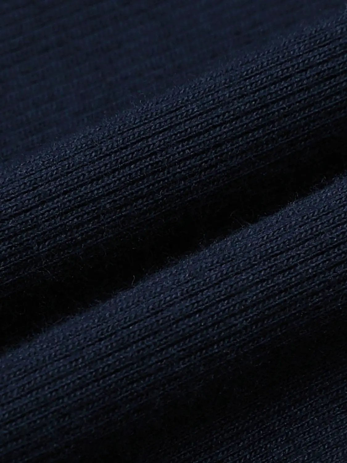 Embroidered Button Front Long Sleeve Cotton Blend Pullover