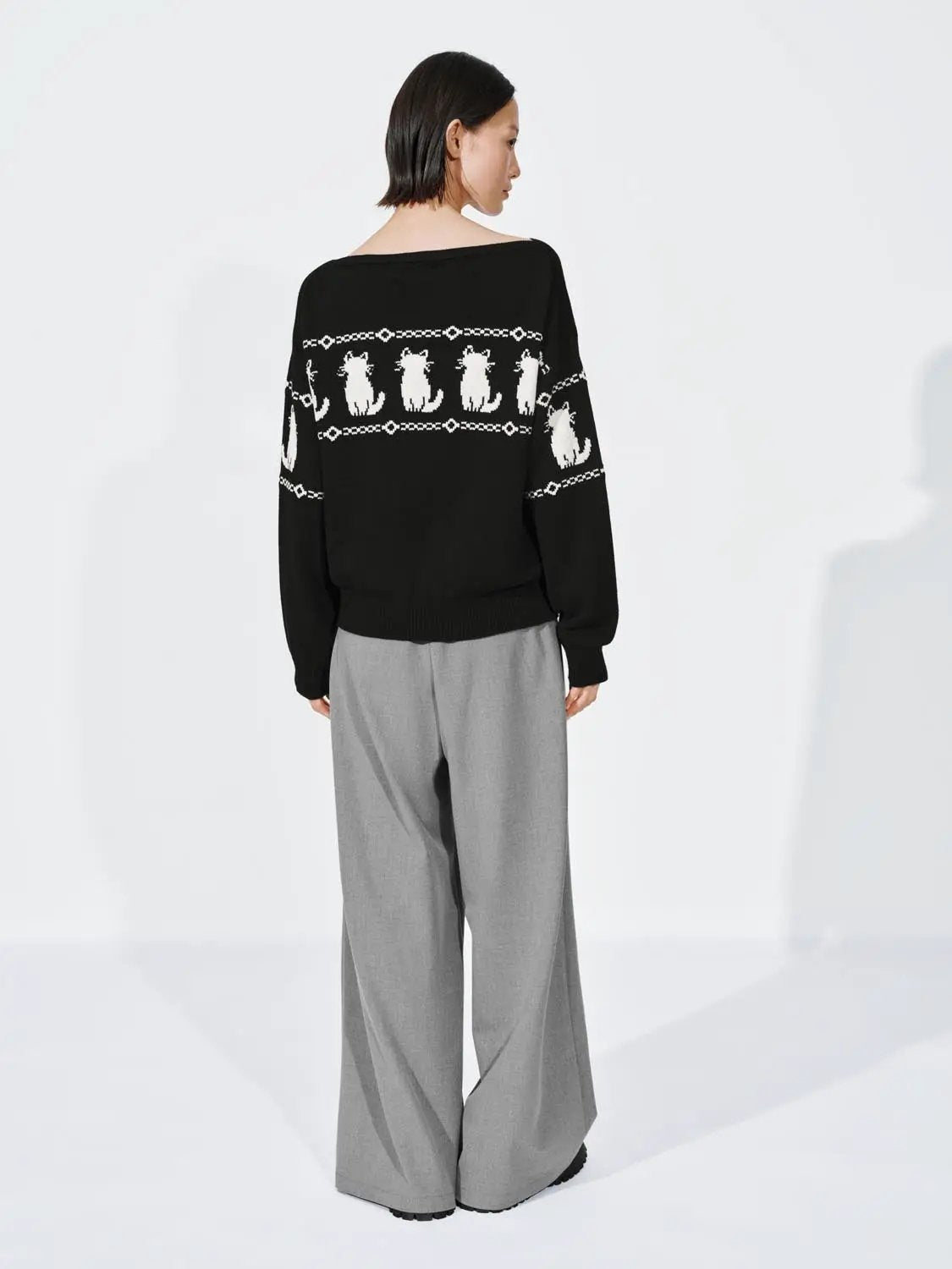 Drawstring Waist Loose Wide Leg Casual Sweatpants