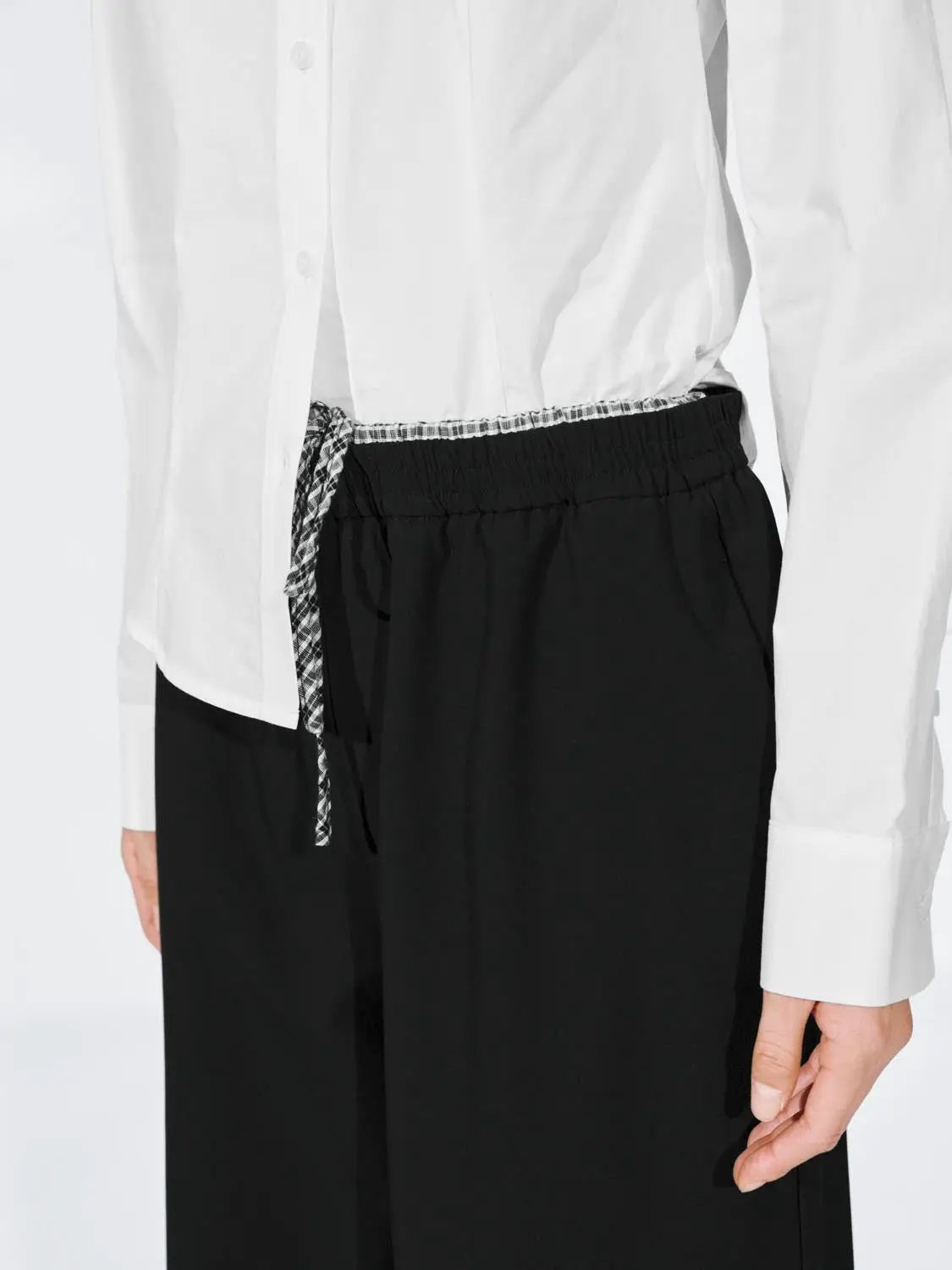 Drawstring Waist Loose Wide Leg Casual Sweatpants