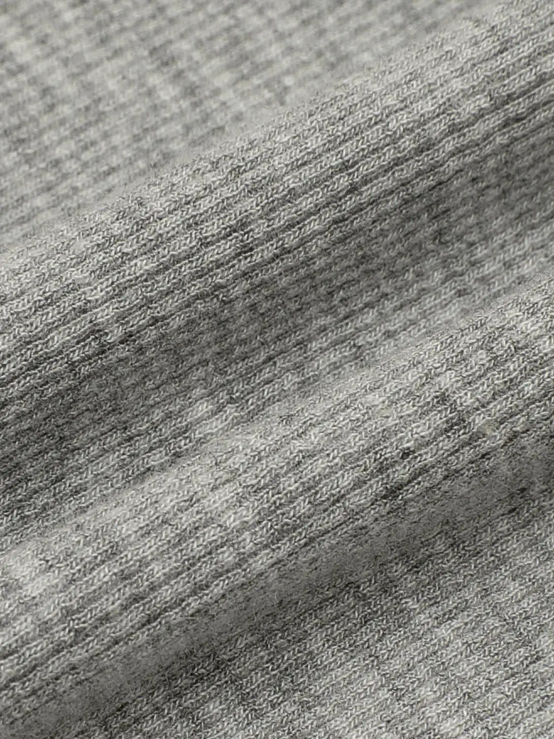 Gray Cotton Blend Drawstring Wide-leg Pants