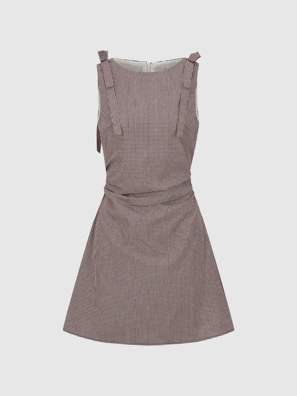 Subtle Stretch Sleeveless A-Line Mini Dress