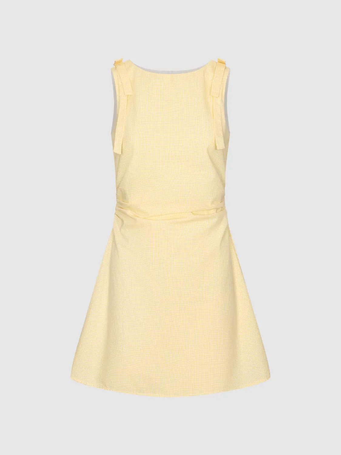 Subtle Stretch Sleeveless A-Line Mini Dress