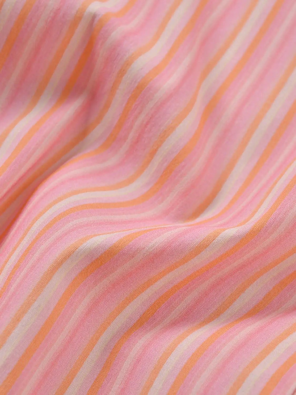 Striped Sleeveless Tie Neck A-line Mini Dress