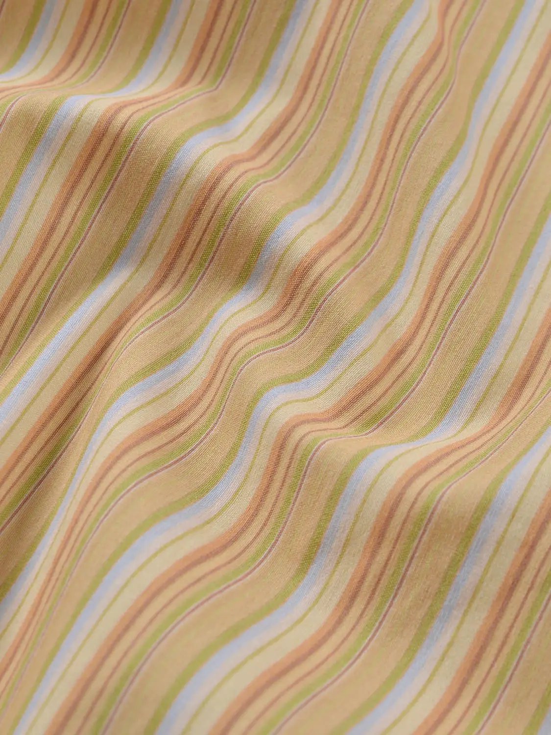 Tie Neck Striped A-Line Sleeveless Mini Dress