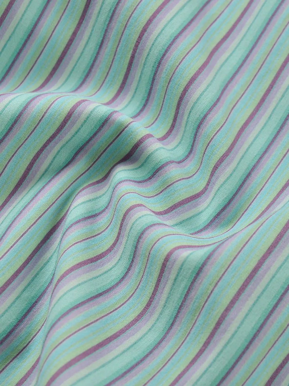 Striped Fitted Bodice Tie Halter Sleeveless A-Line Dress