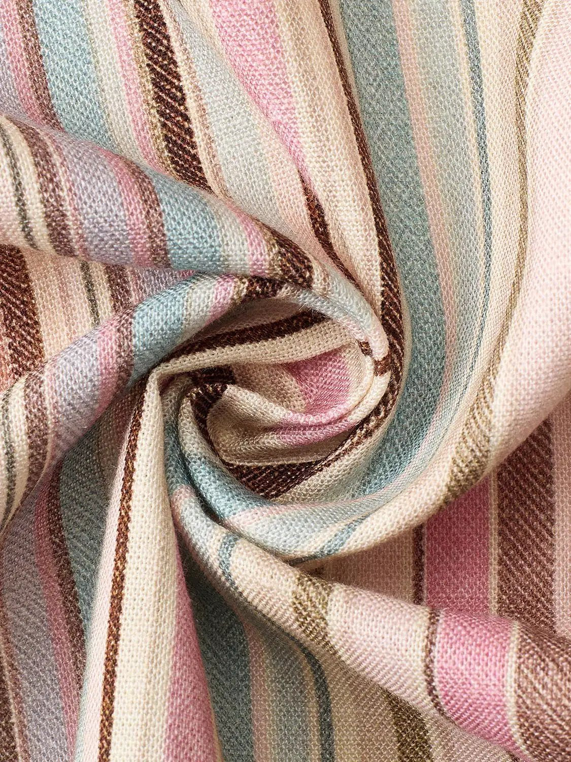 Striped Tie Strap Button Dress
