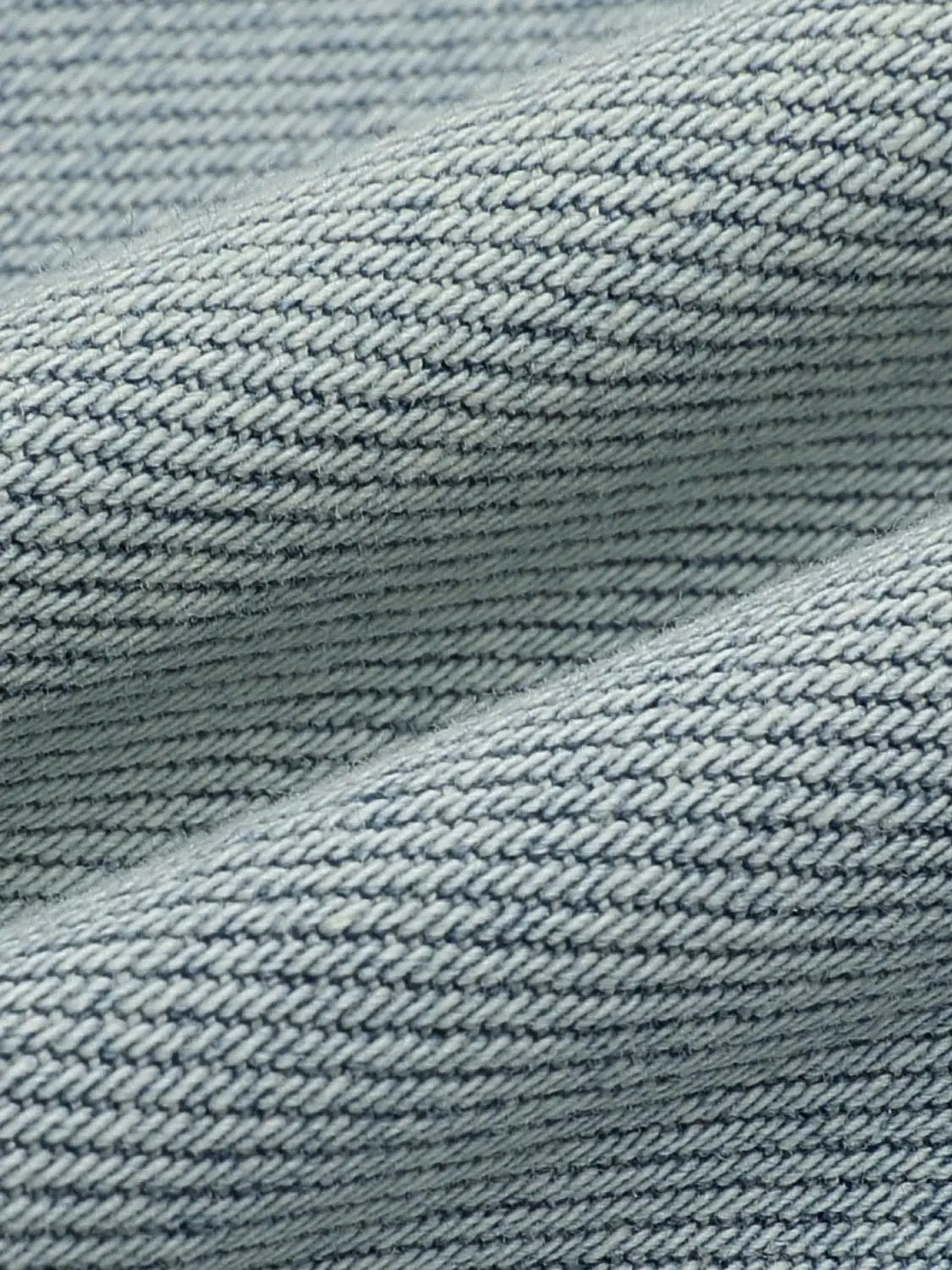Light Wash Mid-rise Wide-leg Cotton Blend Jeans