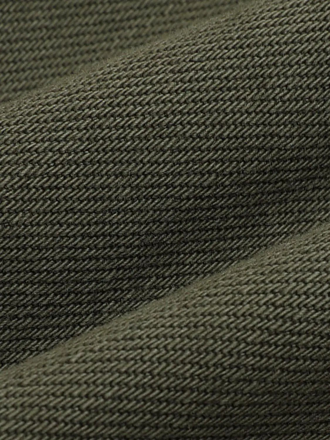 Olive Cargo Pockets With Belt Loops Cotton Shorts