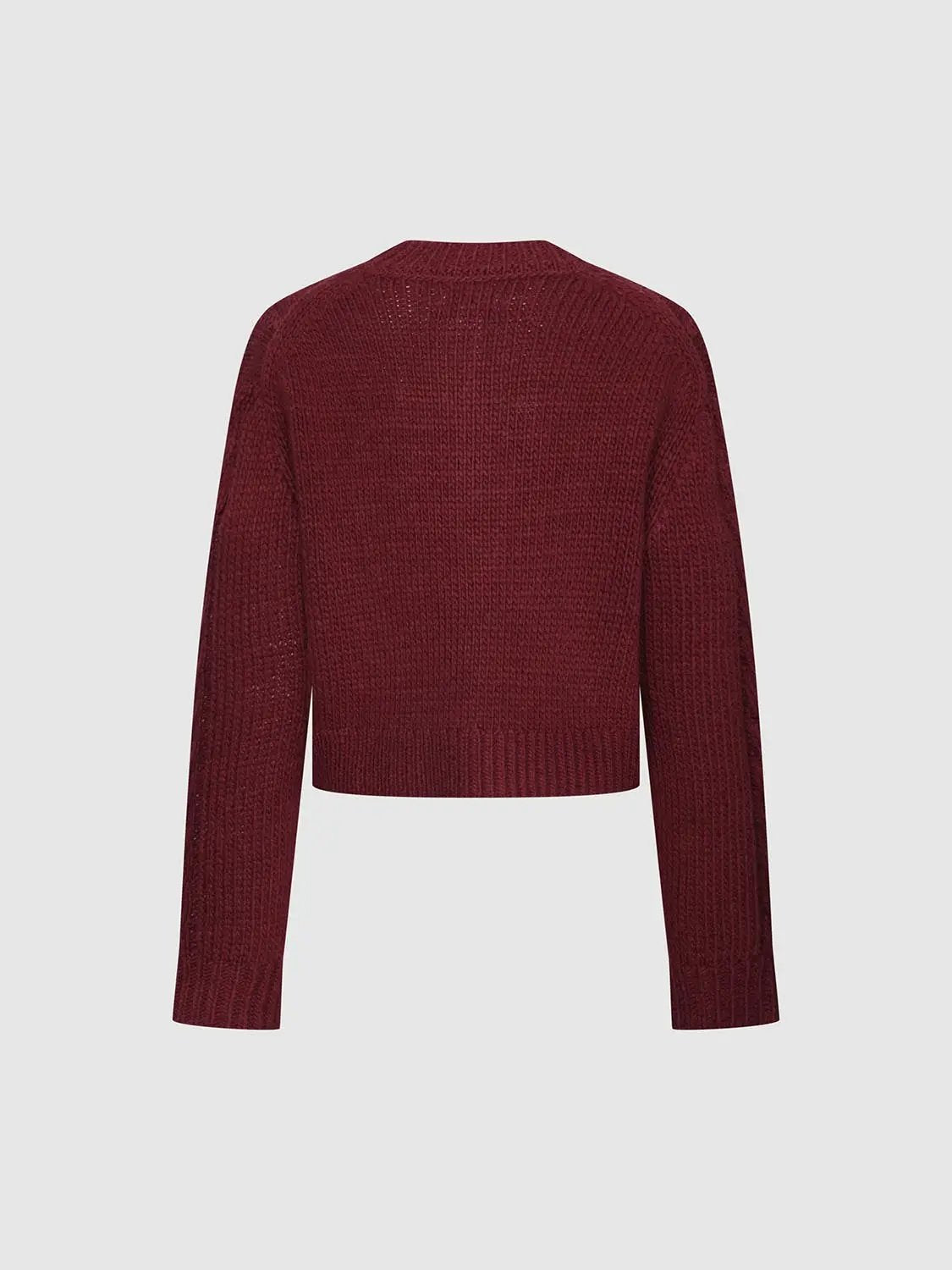 Button Up Cable Knitted Cardigans