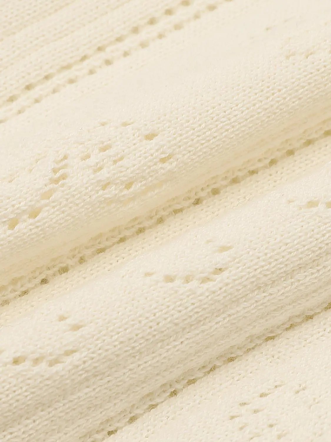 Cotton Textured Long Sleeve Button Front Cardigan