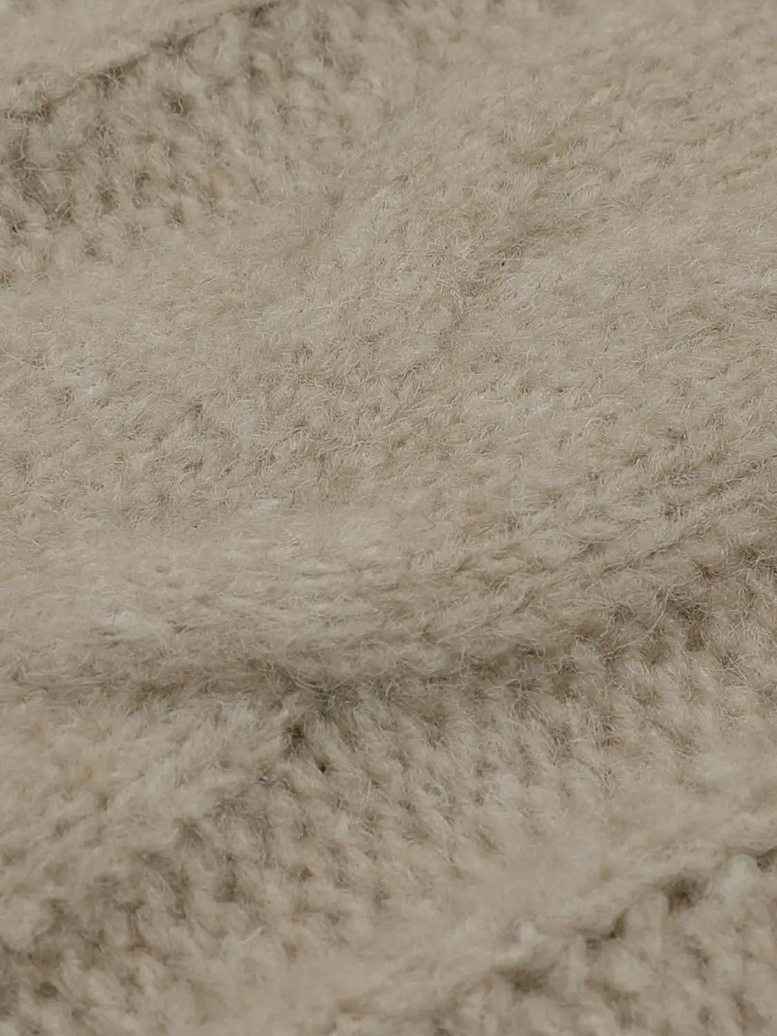 One-Shoulder Ribbed Long Sleeve Knit Sweater