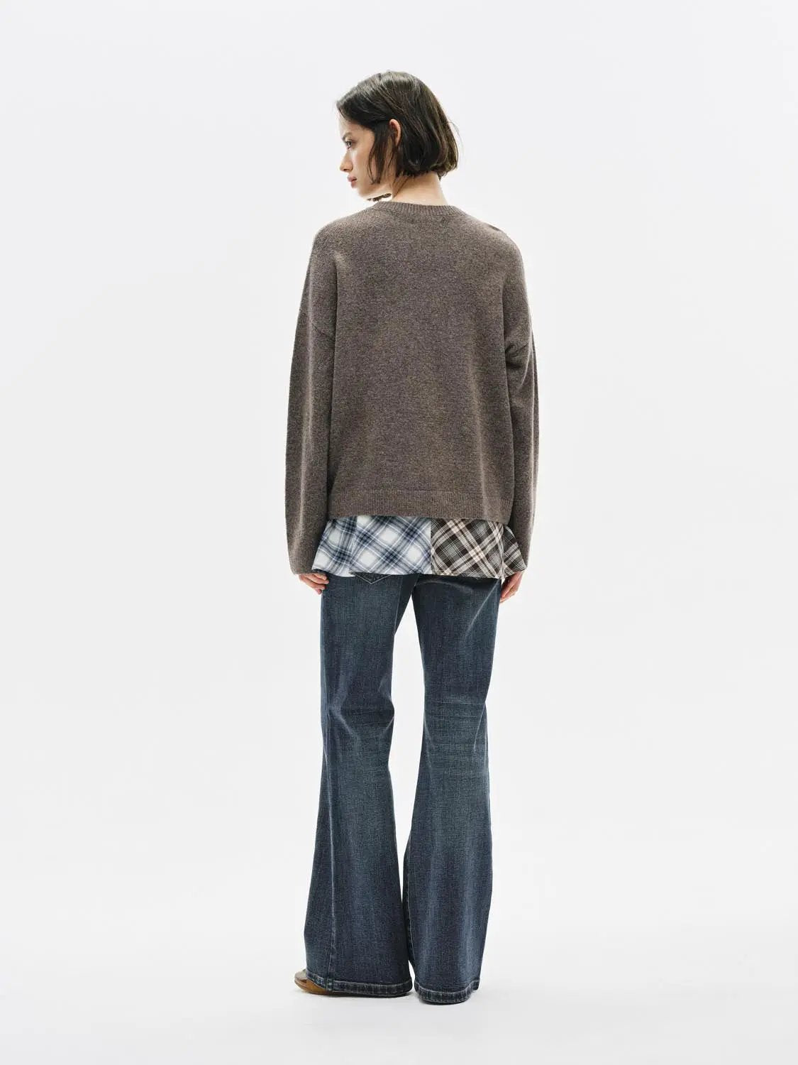 Animal Graphic Oversized Crew Neck Long Sleeve Sweater