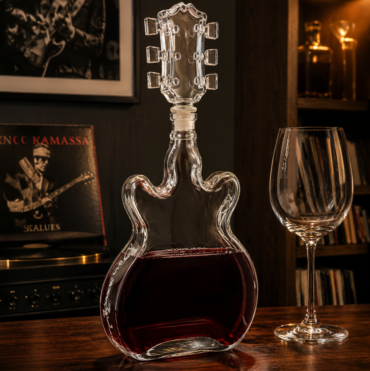 Guitar Wine Decanter