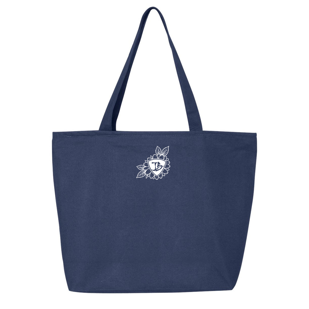 Blues Angel Zippered Tote