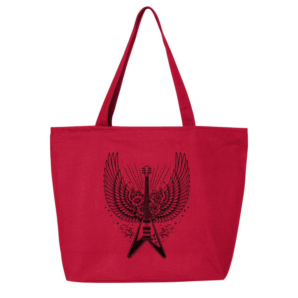 Blues Angel Zippered Tote