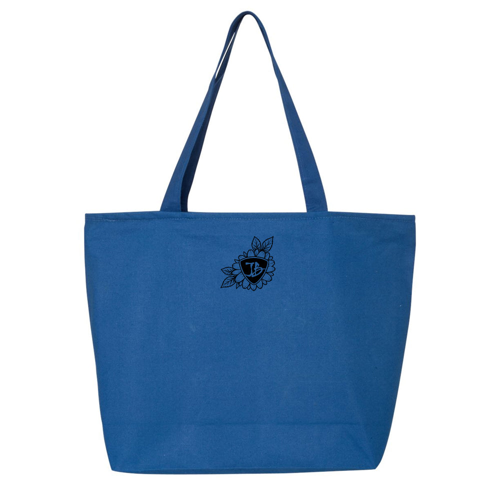 Blues Angel Zippered Tote