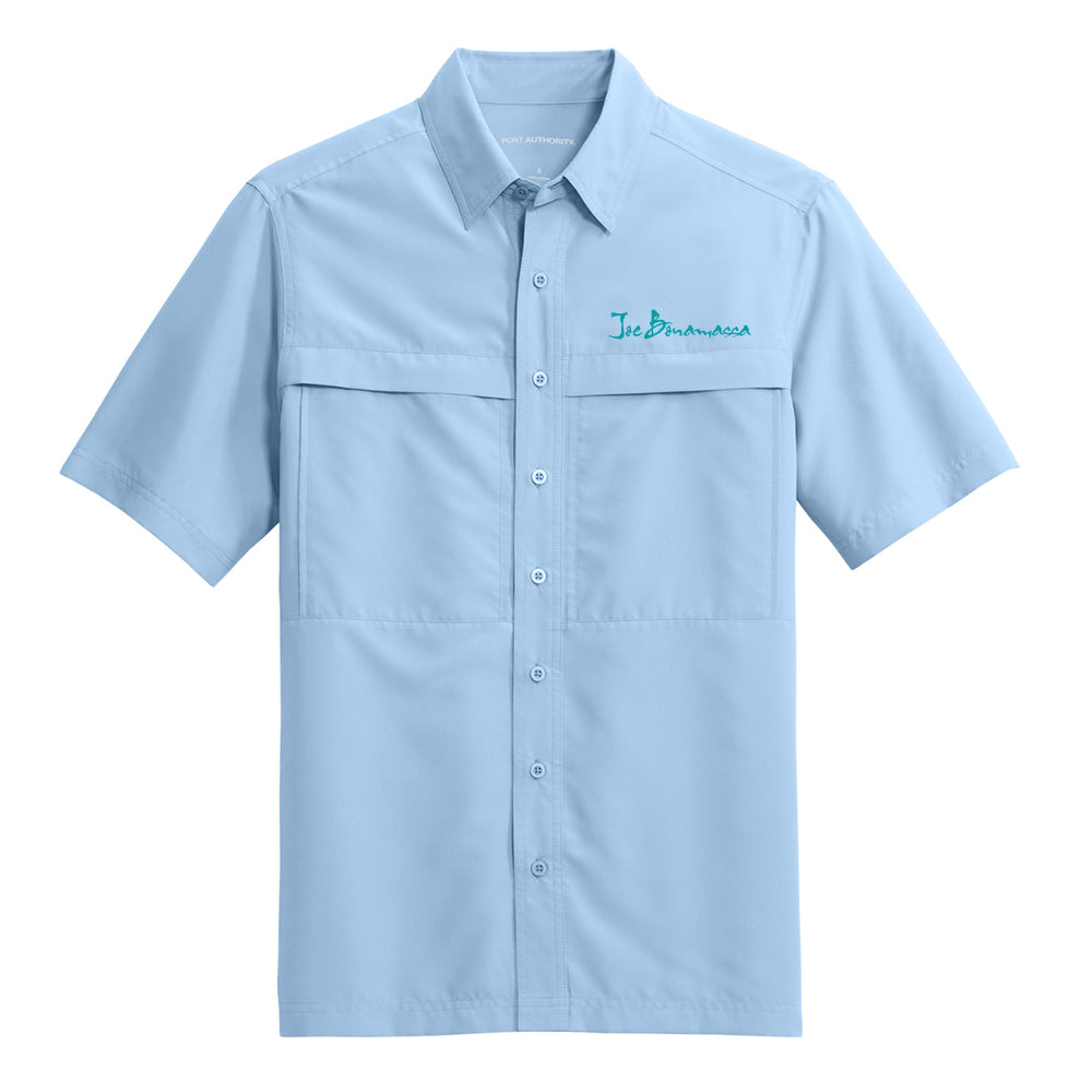 Blues Club Port Authority Short Sleeve UV Daybreak Shirt (Men)