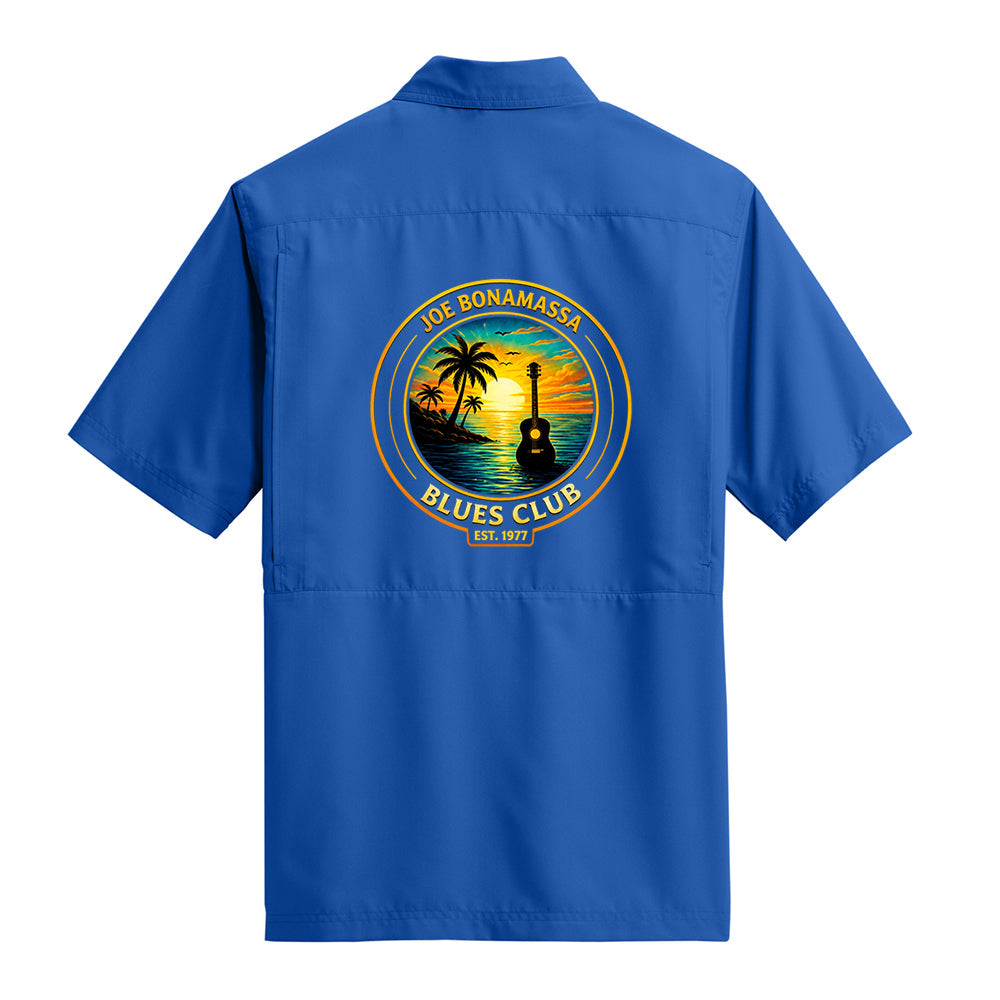Blues Club Port Authority Short Sleeve UV Daybreak Shirt (Men)