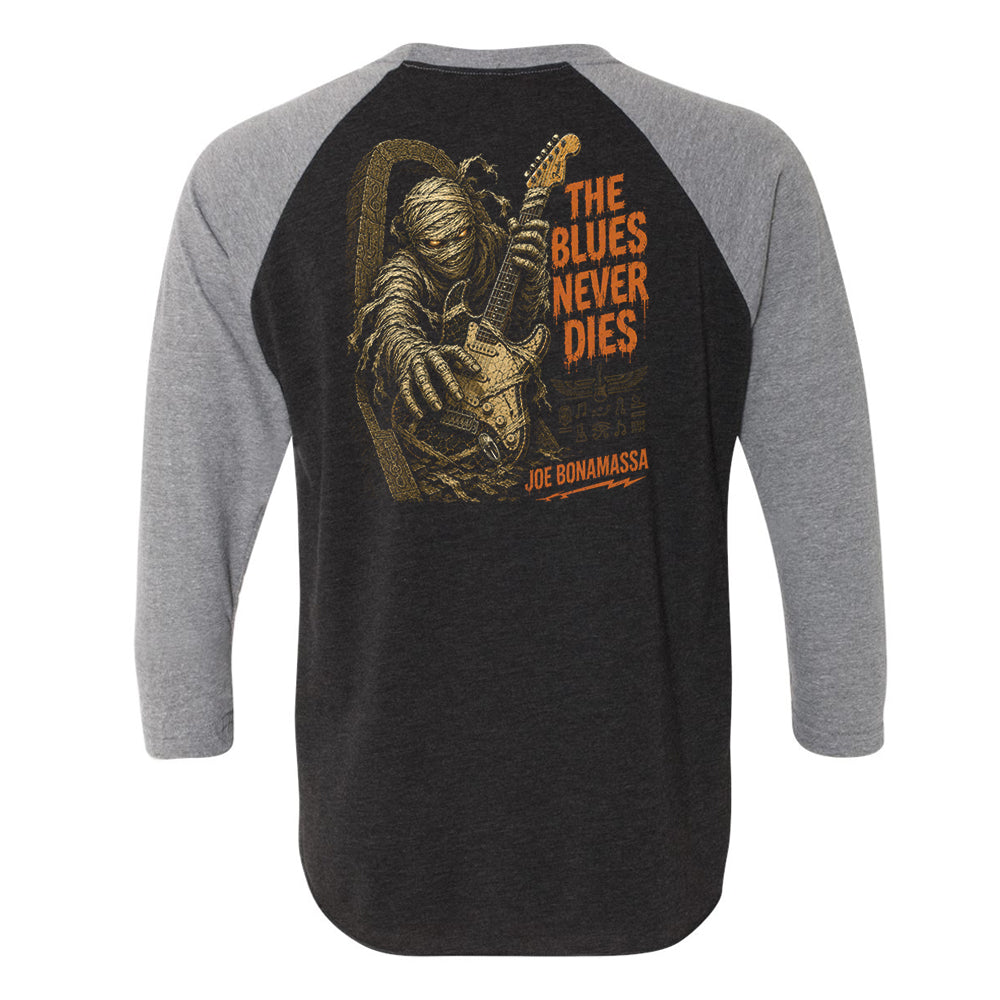 Blues From The Tomb 3/4 Sleeve T-Shirt (Unisex)