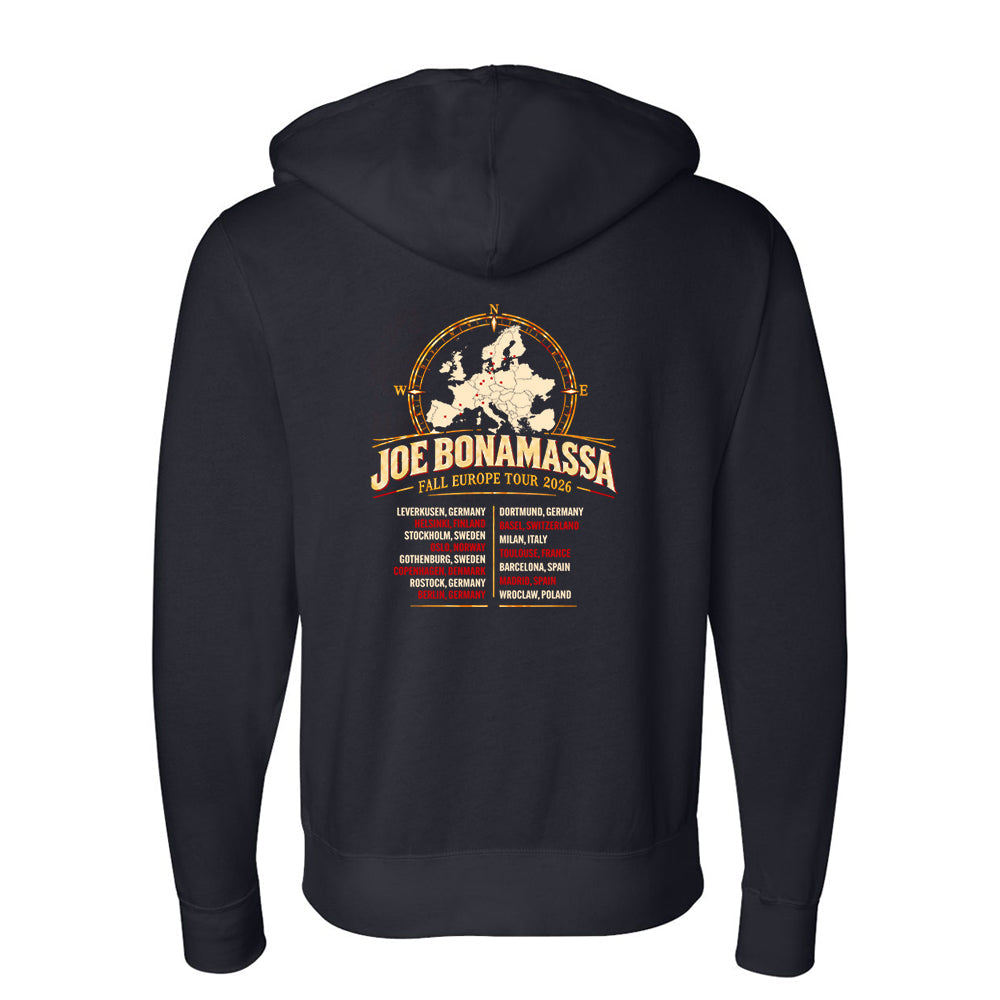 2026 Europe Fall Tour Zip-Up Hoodie (Unisex)