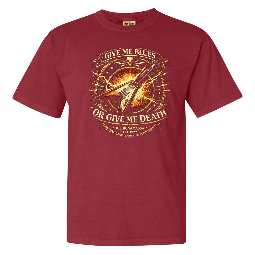 Give Me Blues Or Give Me Death Comfort Colors® Heavyweight T-Shirt (Unisex)