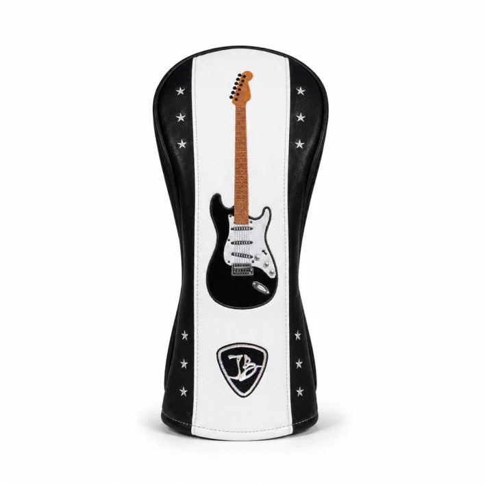 Black Strat Wood Head Cover