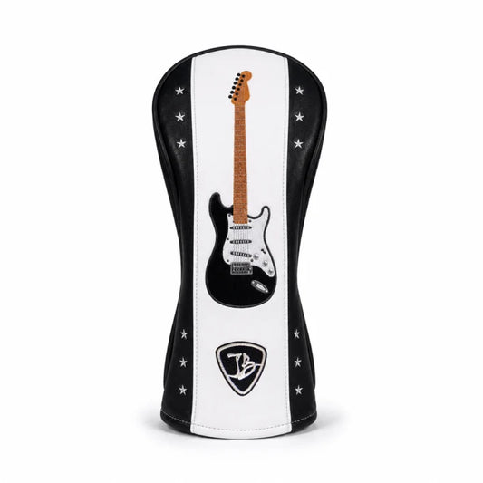 Black Strat Wood Head Cover