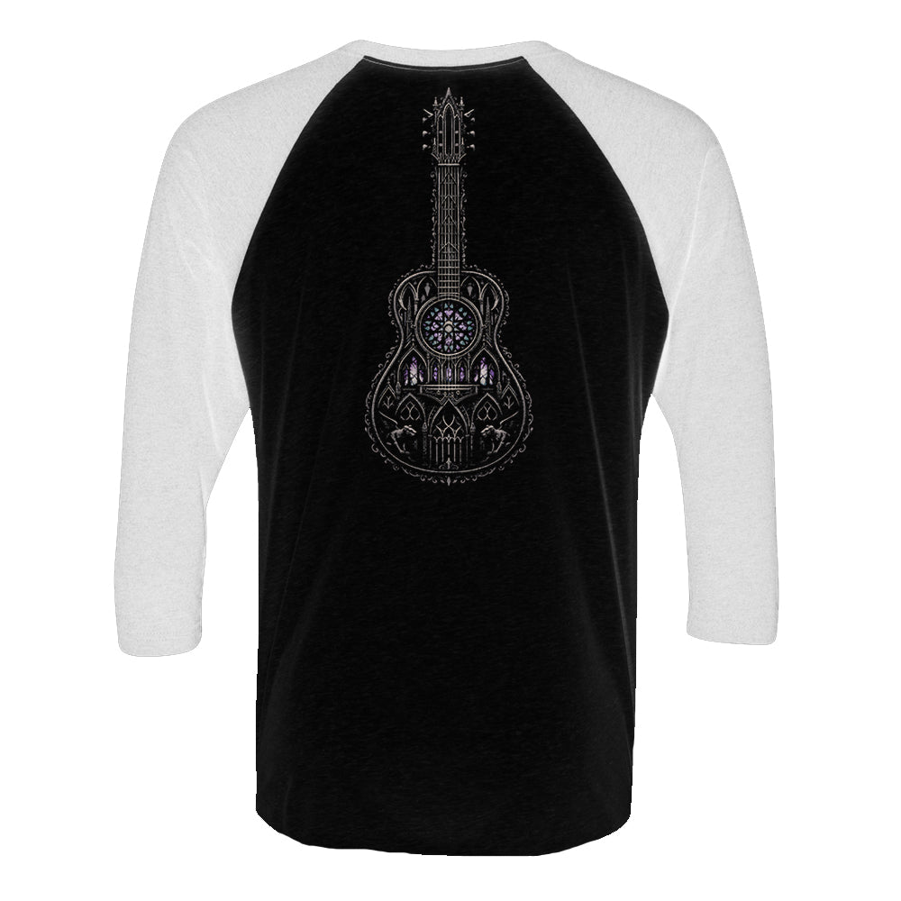 The Sacred Guitar 3/4 Sleeve T-Shirt (Unisex)