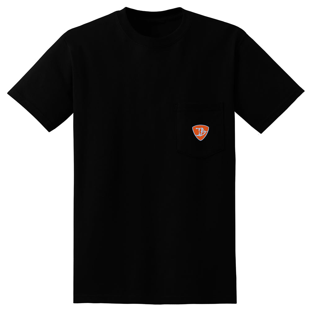 Strings, Pickups & Blues Pocket T-Shirt (Unisex)