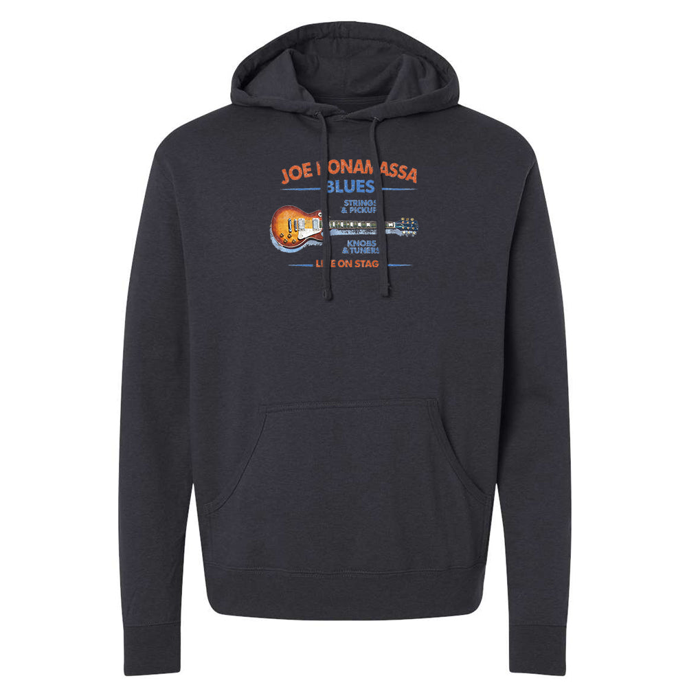 Strings, Pickups & Blues Pullover Hoodie (Unisex)