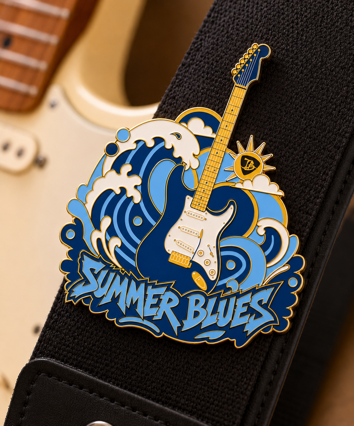 Summer Blues Pin